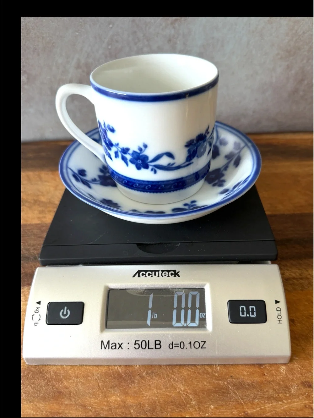 Williams-Sonoma Flow Blue Cup & Saucer Set Cottagecore Vintage Coffee Tea Set